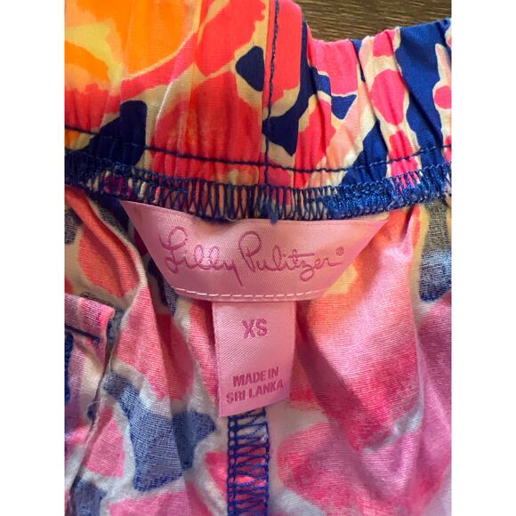 NWOT Lilly Pulitzer Womens Blue Catch & Release Ocean View Board Shorts Size XS - Picture 4 of 8